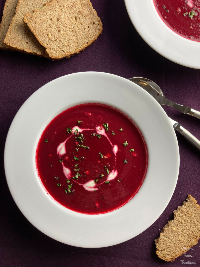 Beet and potato soup - Rote Bete Suppe