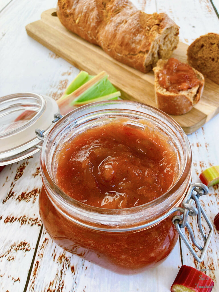 Rhubarb jam - Confiture de rhubarb