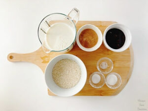 German Milchreis: Easy and Creamy Traditional Rice Pudding🇩🇪 ingredients