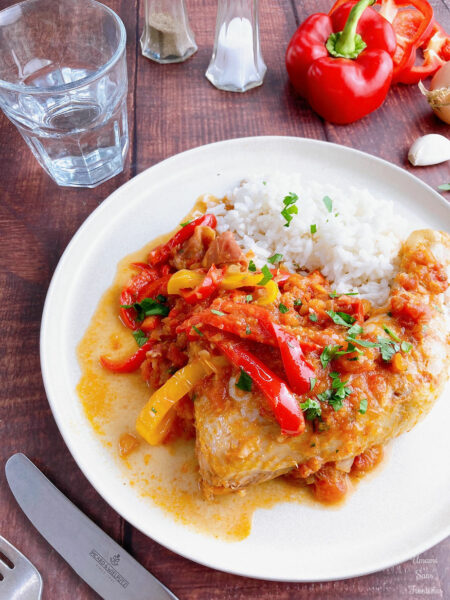 Basque Chicken Stew: Traditional French Poulet Basquaise