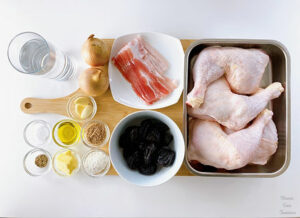 Poulet aux Pruneaux – French Chicken and Prune Stew🇫🇷 ingredients