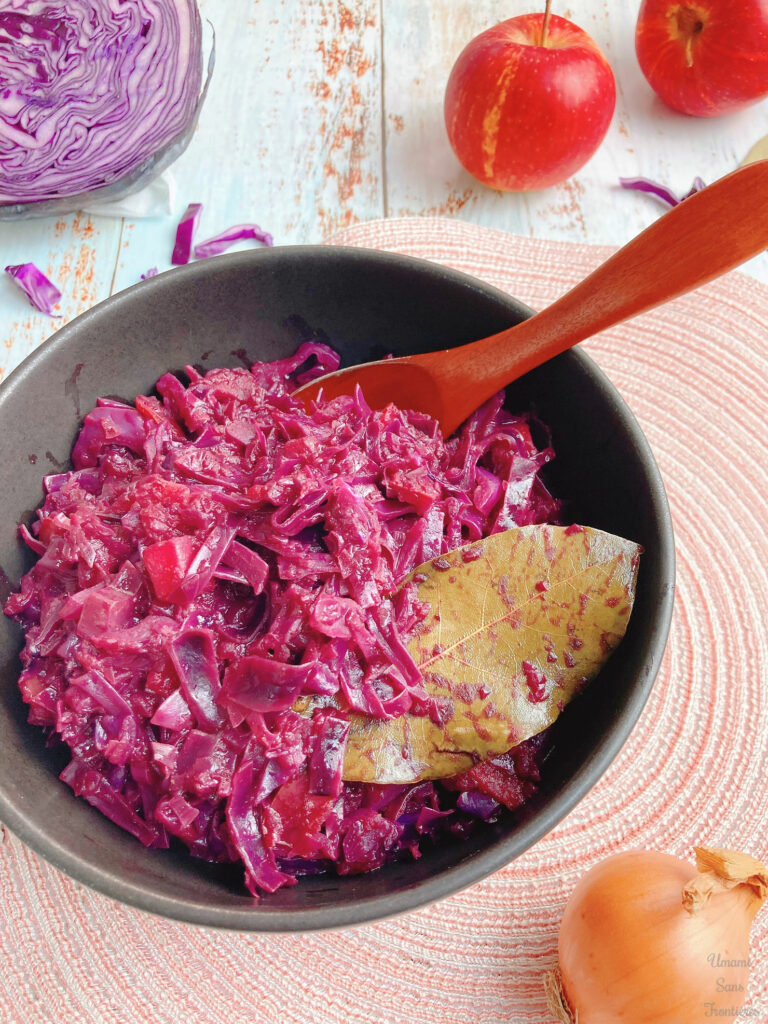 rotkohl apples onion red cabbage