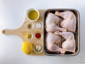 Juicy Baked Chicken with Paprika and Lemon🍗 ingredients