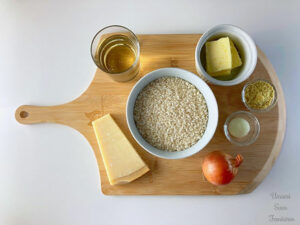 Cheese Risotto : Easy Creamy Italian Risotto al Parmigiano 🇮🇹 ingredients
