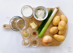 Vichyssoise – French Cold Potato Leek Soup 🇫🇷 ingredients