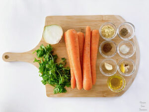 Chilled Carrot Soup 🥕 Refreshing Potage Glacé aux Carottes ingredients