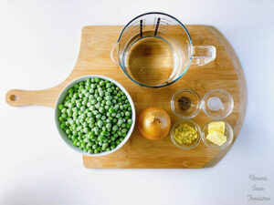 Easy Green Pea Soup – French-Style Potage de Petits Pois🫛 ingredients
