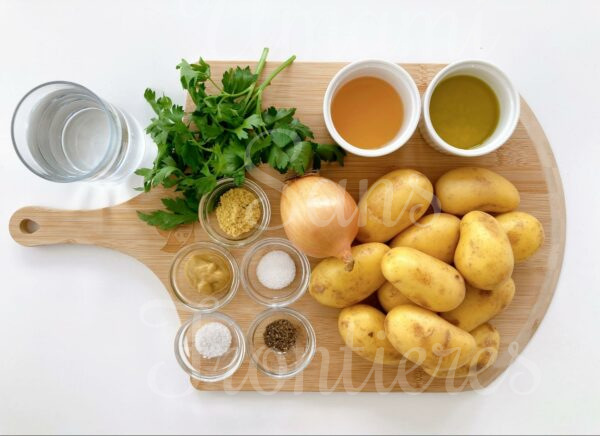 Kartoffelsalat – Classic German Cold Potato Salad ingredients