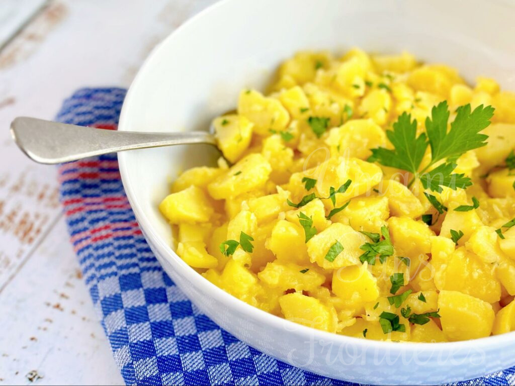 German cold potato salad ready