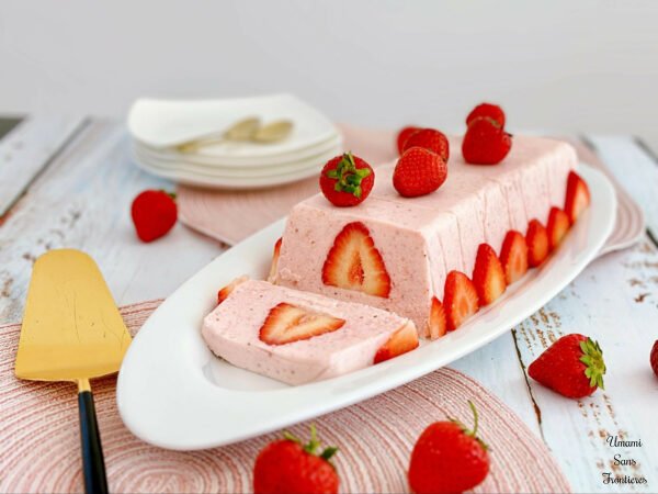 No-Bake Strawberry Mousse Terrine🍓