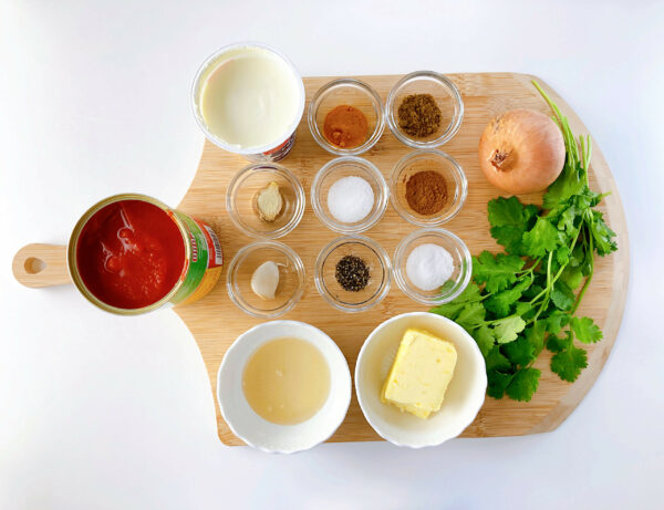 Rich & Creamy Butter Chicken Curry🇮🇳 ingredients