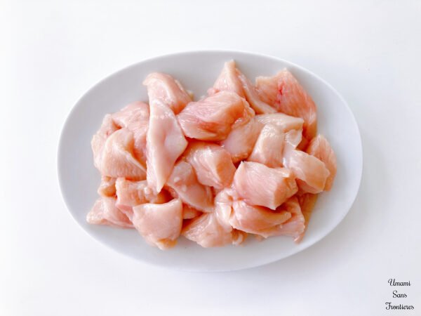 Butter chicken curry cut chicken breast