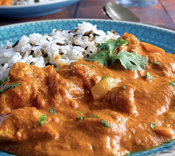 Butter chicken curry butter chicken curry coriander wild rice