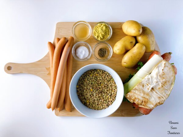 Lentil Soup – Linsensuppe ingredients