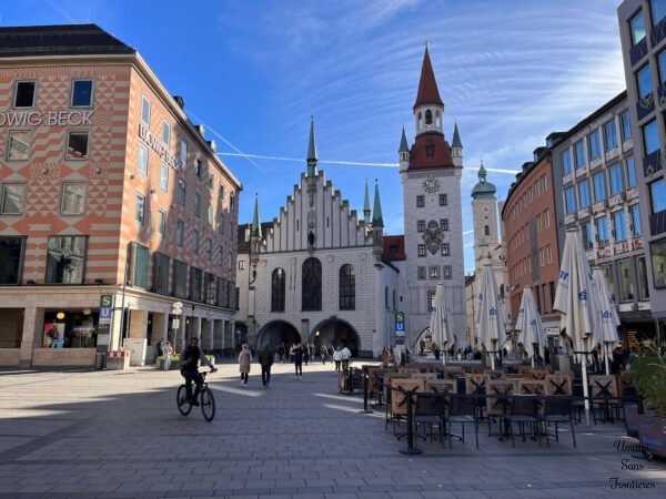 Munich center in the city