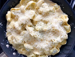 Tortellini gorgonzola cream sauce parmesan cheese