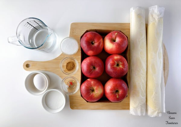 Apple Galette des Rois – Galette des rois aux pommes ingredients