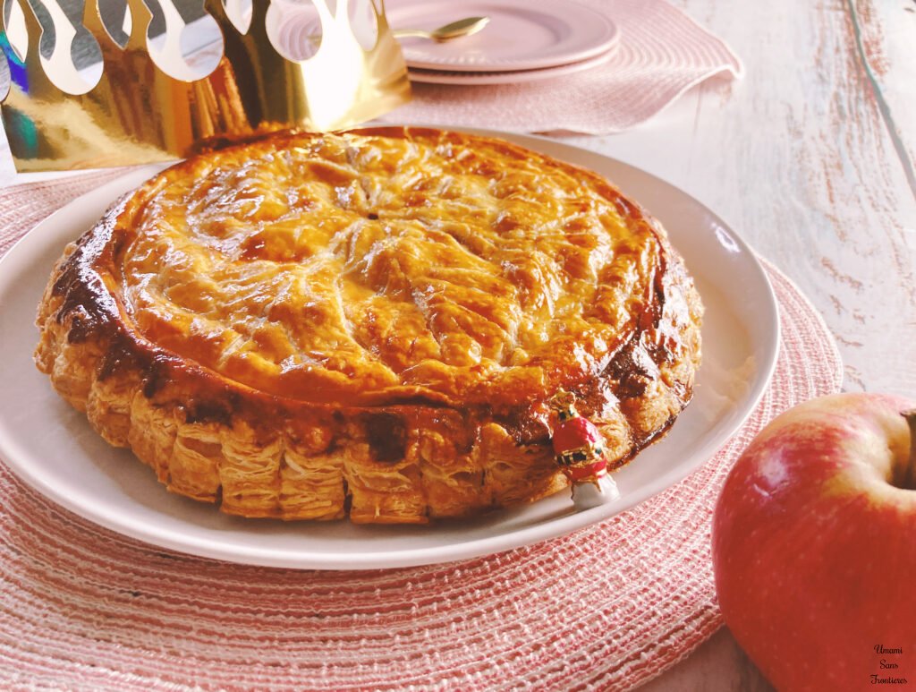 Galette des rois aux pommes apple crown fève