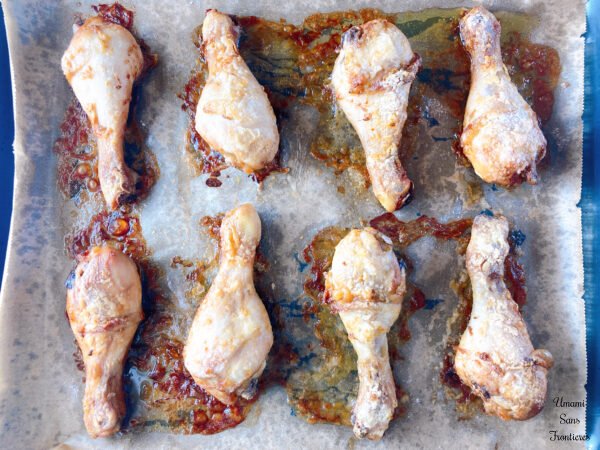 Karaage grilled drum chickens