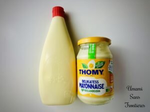 Japanese mayonnaise German mayonnaise