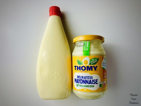 Japanese mayonnaise German mayonnaise