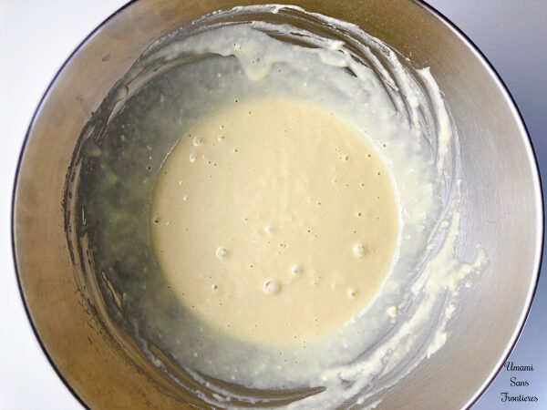 Okonomiyaki egg flour water