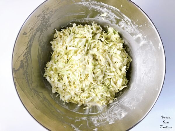 Okonomiyaki egg flour water cabbage