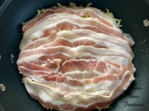 Okonomiyaki okonomiyaki dough bacon