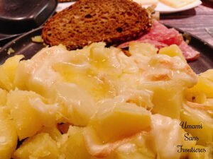 Raclette Raclette cheese butter potatoes bread cured meats