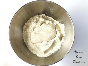 Stollen Flour sugar milk-yeast-sugar mixture