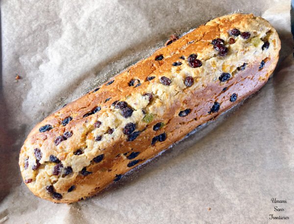 Stollen baked stollen butter sugar