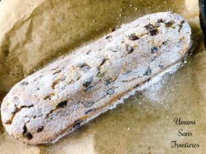 Stollen baked stollen ice sugar