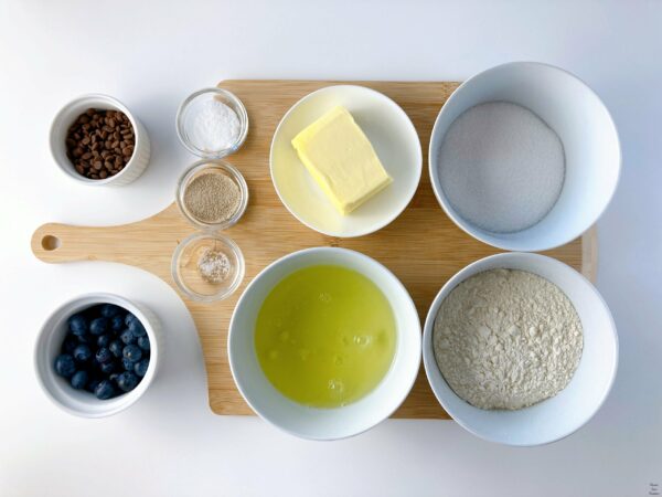 Egg White Muffins from Crêpes Leftovers🧁 ingredients