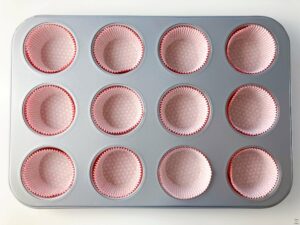 Muffins aux blancs d’œufs muffin tin cupcake liners