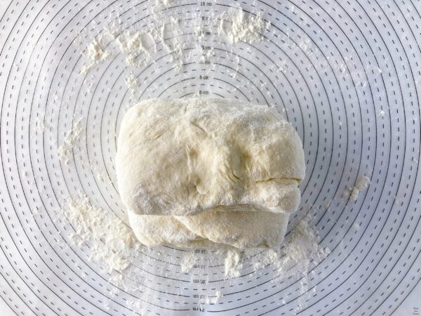Pizza Quattro Formaggi pizza dough