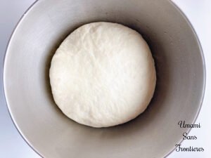 Pizza Quattro Formaggi triple size of pizza dough