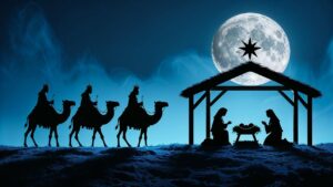 Three wise menCaspar, Melchior, and Balthazar visited the newborn Jesus