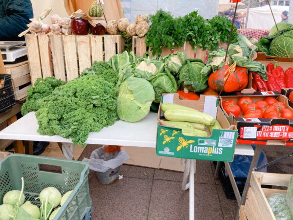 Vegetables in the market