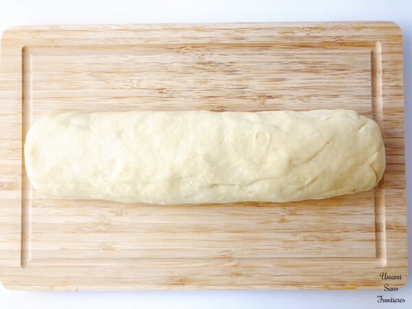 Dough formed long