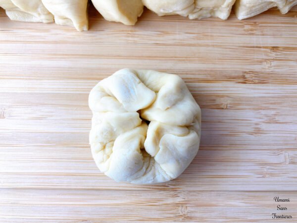 Dough sealed