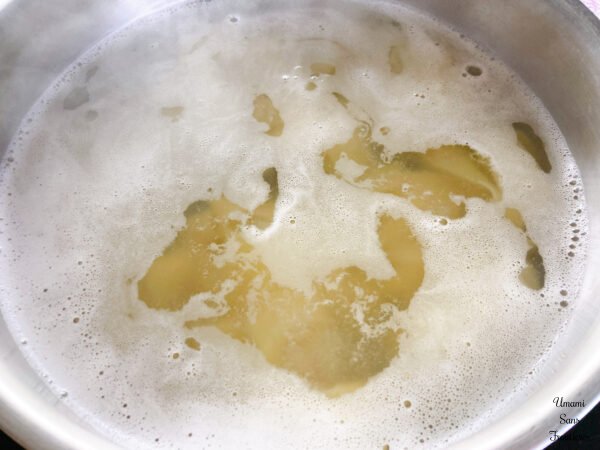 pasta hot water