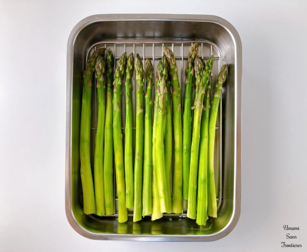 Asparagus peeled