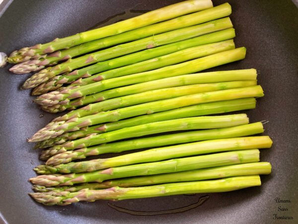 Asparagus in fly pan