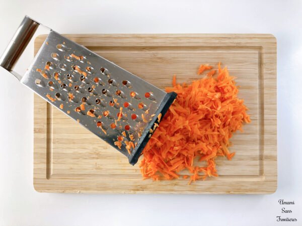 Grated carrots