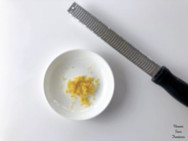 lemon zest