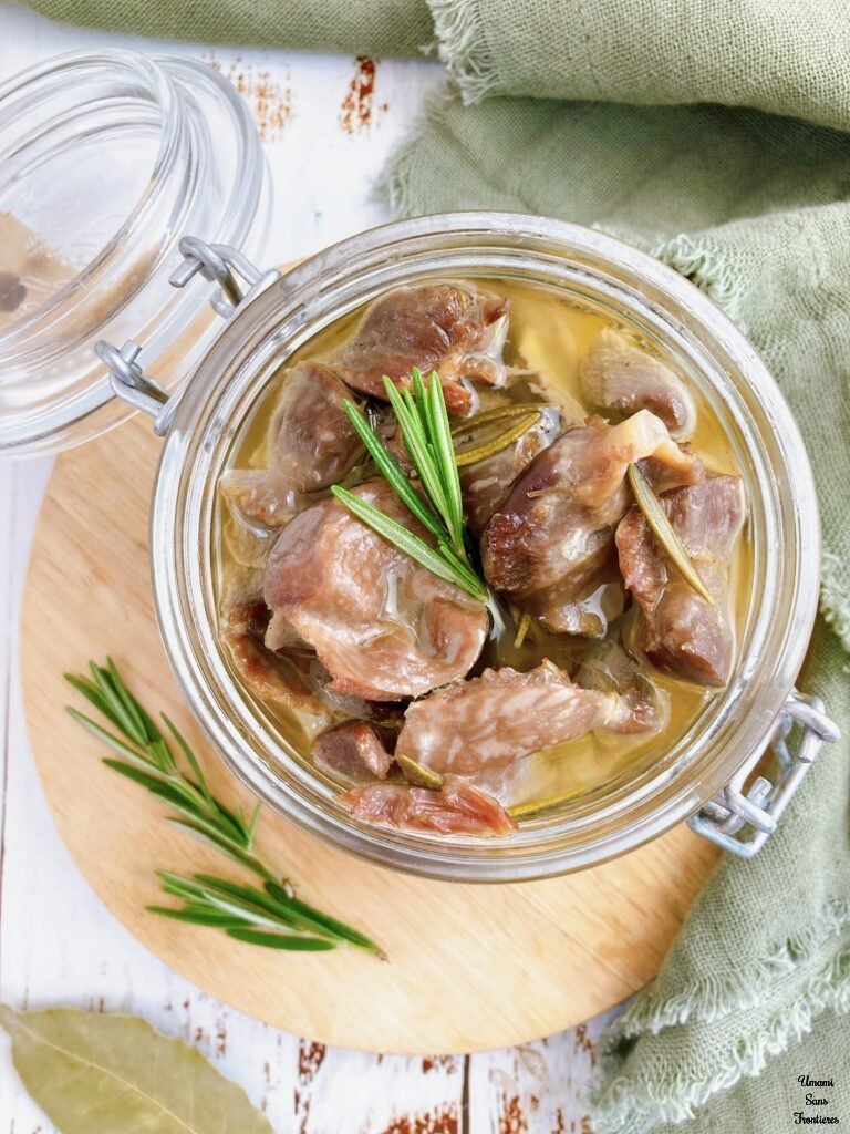 Gushers confits gizzard confit