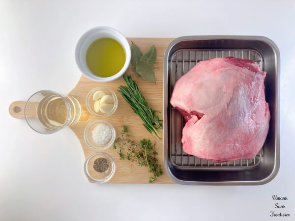 Roast Leg of Lamb – Gigot d’Agneau 🐑 ingredients