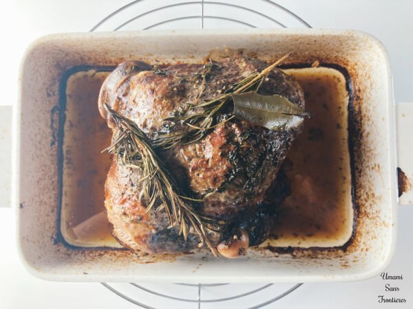roasted lamb meat 