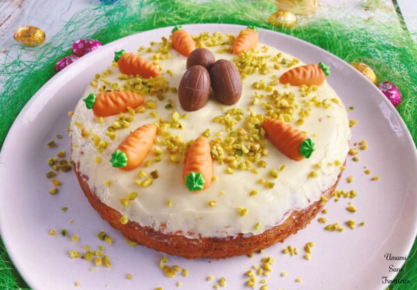 German-Style Carrot Cake🥕 with Mascarpone Cream