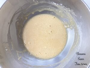 eggs sugar flour baking powder